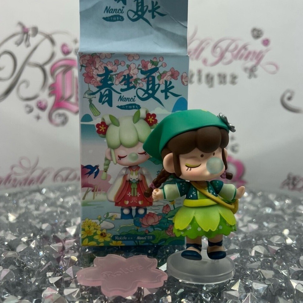 Rolife x Nanci Green Floral Girl Collectible Figure - Cute Kawaii Collectible